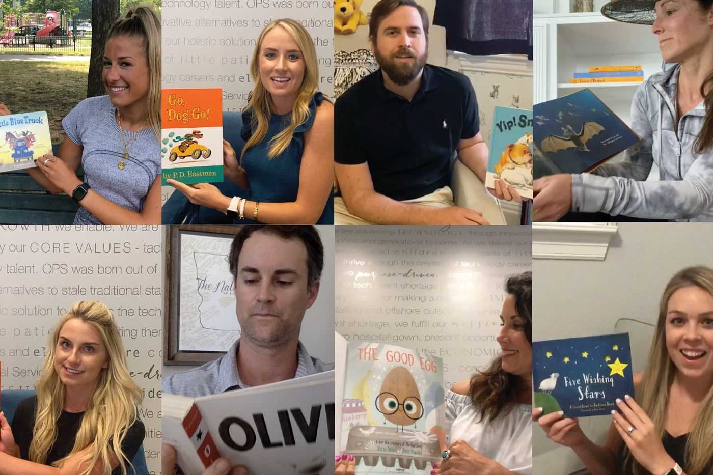 Optomi partners with Children’s Health to Read Books to Hospitalized Children During their Virtual Story Hour