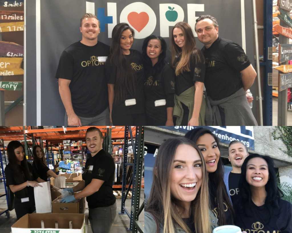 Optomi’s Orange County branch volunteers at Giving Children Hope