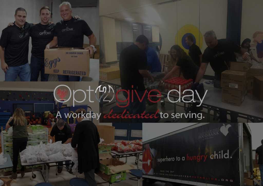 Our Charlotte Team Runs a Mobile Food Bank for Opt2give day 2015