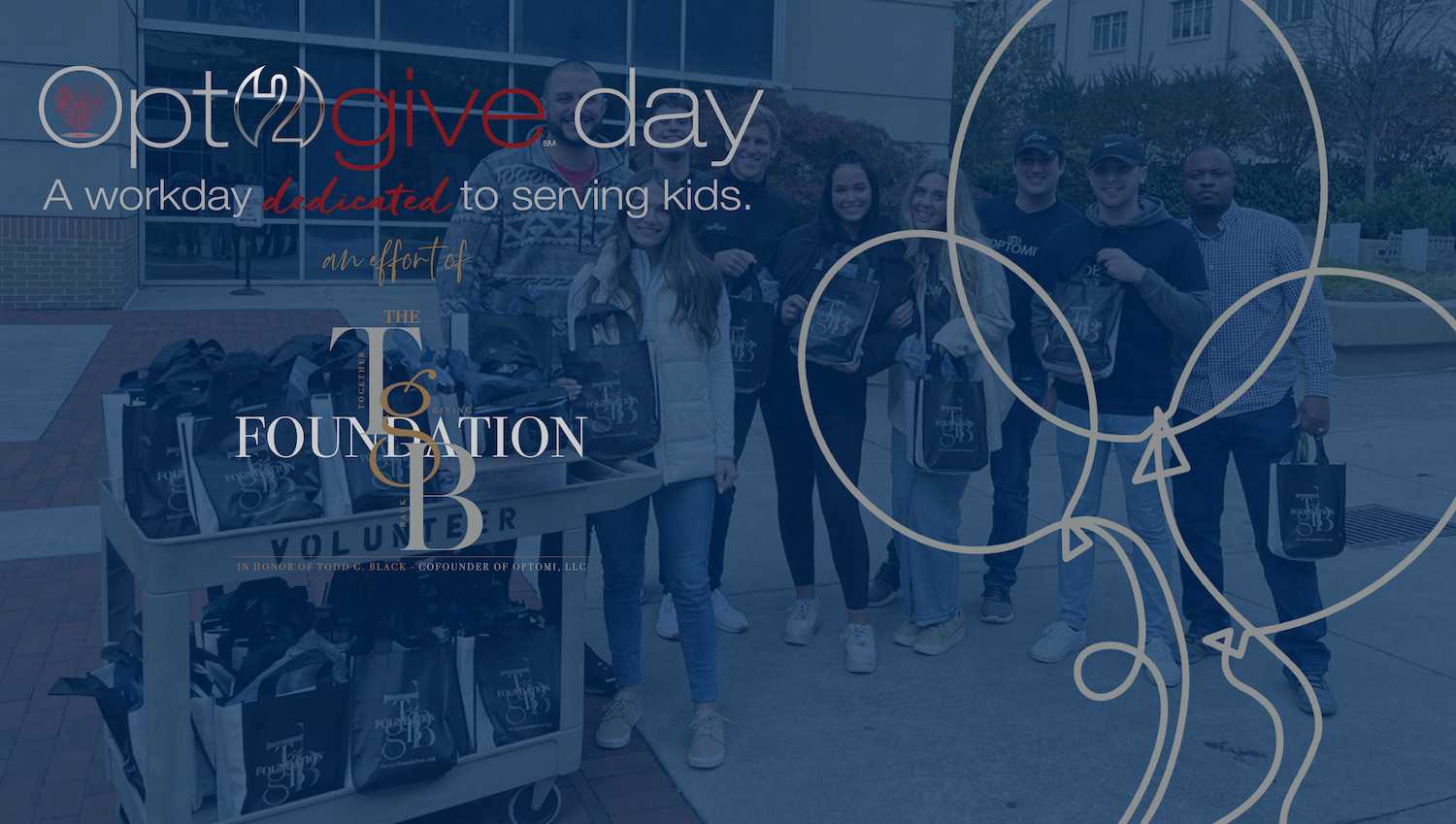 Optomi Partners with The TGB Foundation for 9th Annual Opt2give Day