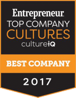 Optomi celebrates Best Company by entrepreneur top company cultures cultureiq_2017