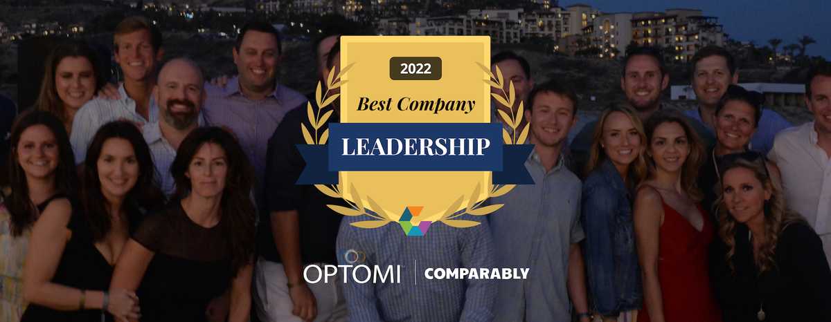 Optomi Recognized by Comparably for Best Leadership Team Award