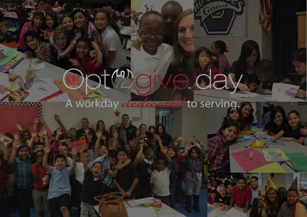 The Dallas Team Mentors Kids for Opt2give day 2015