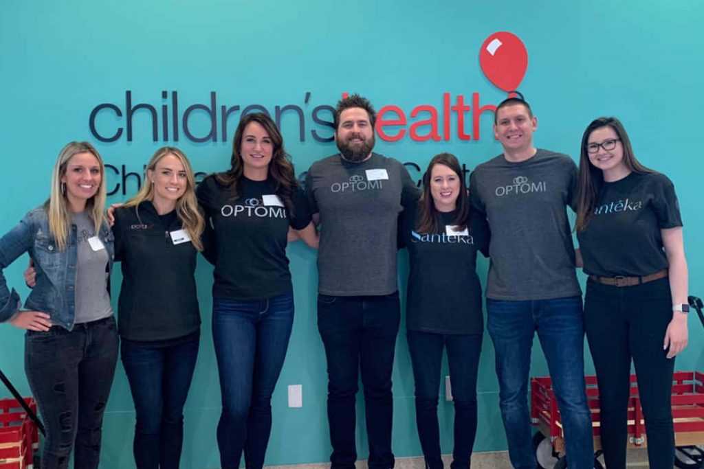 Dallas Spent the Day Volunteering at Children’s Health Medical Center