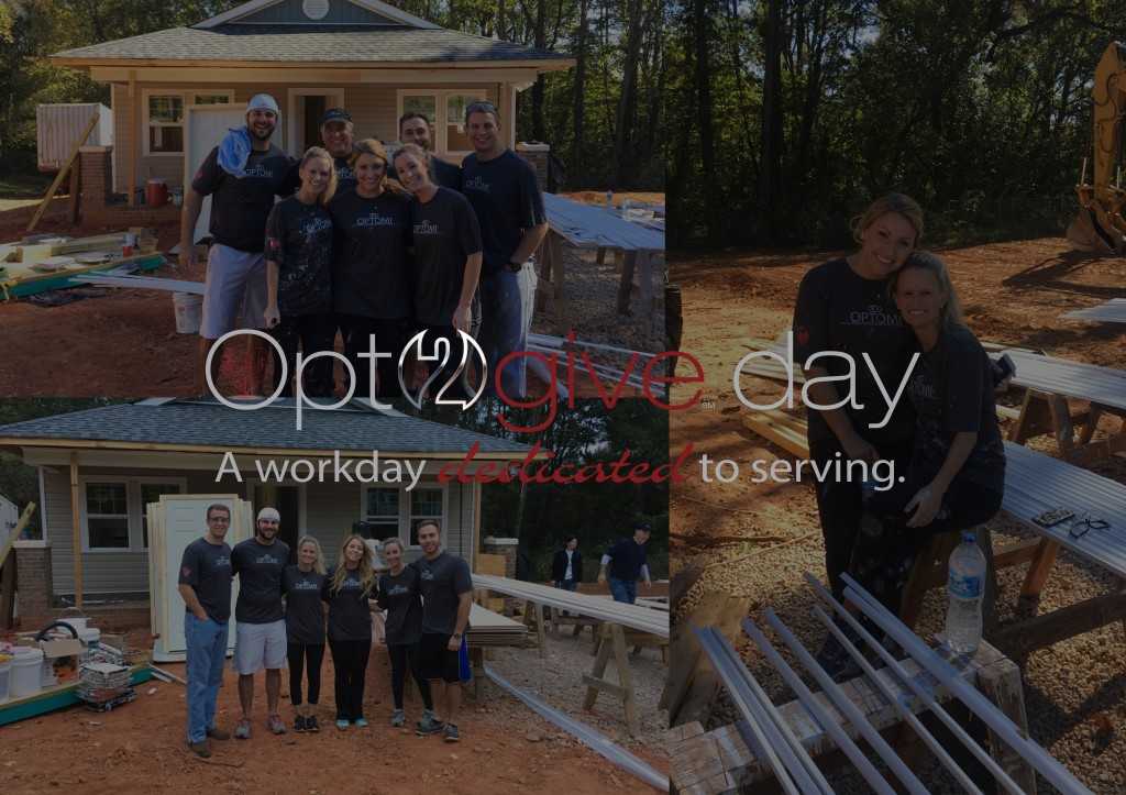 Our Charlotte Team Paints the Interior of a Habitat for Humanity Home for Opt2Give Day 2016